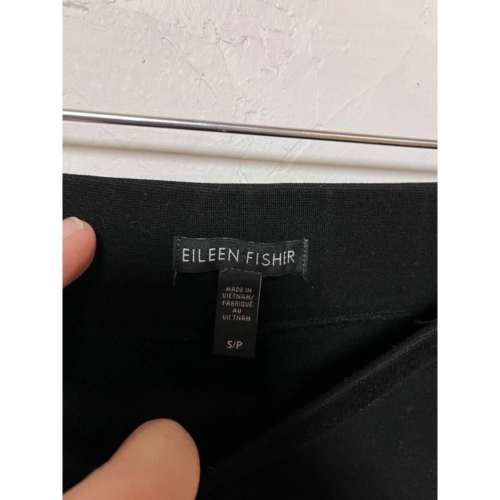 EILEEN FISHER Black Trouser Pants Sz‎ S